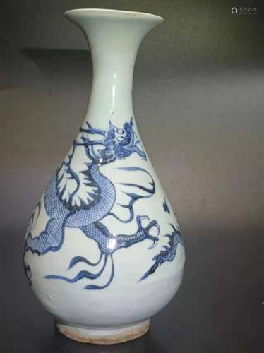 Chinese Blue and White Porcelain Vase