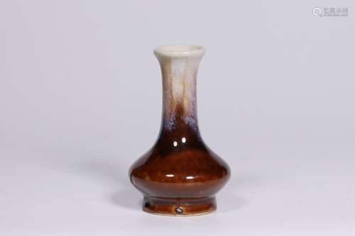 Chinese Yao bian Glazed Porcelain Vase