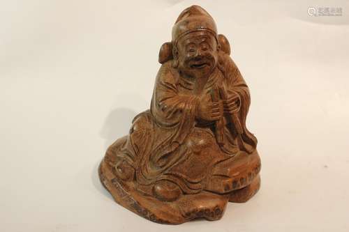 Chinese Bamboo Carved Figural