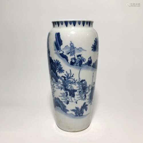 Chinese Blue and White Porcelain Vase