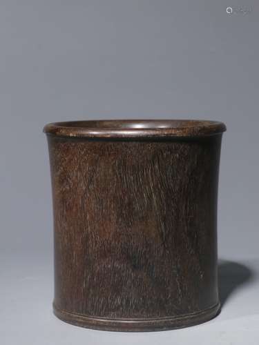 Chinese Zitan Wood Brushpot