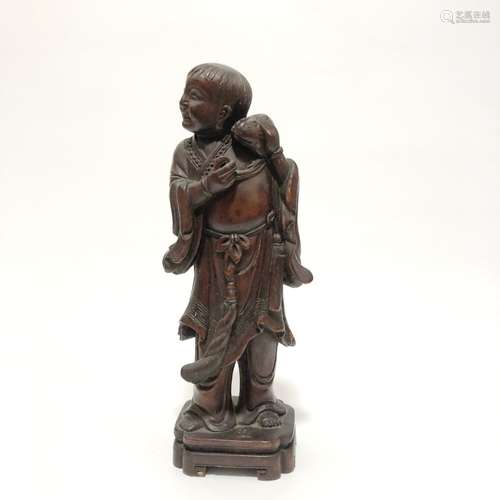 Chinese Wood Carved Figural