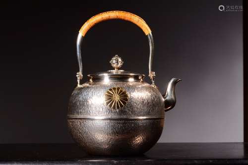 Japanese Silver Teapot