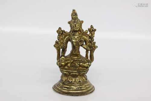 Chinese Gilt Bronze Buddha