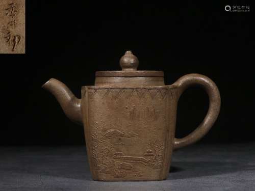 Chinese Zisha Teapot,Mark