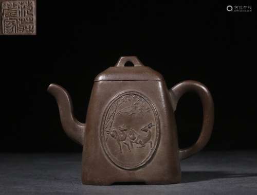 Chinese Zisha Teapot,Mark