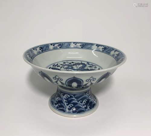 Chinese Blue and White Porcelain Bowl,Mark