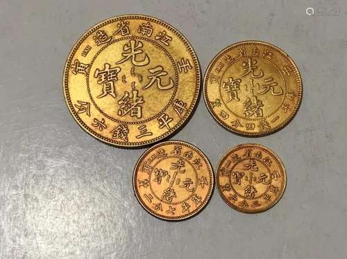 Four Chinese Coins