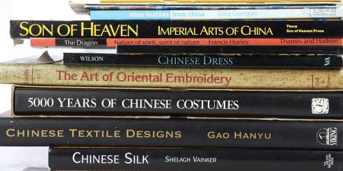 Books on Chinese textiles and embroidery