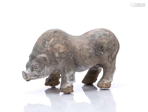 Pottery model of a boar