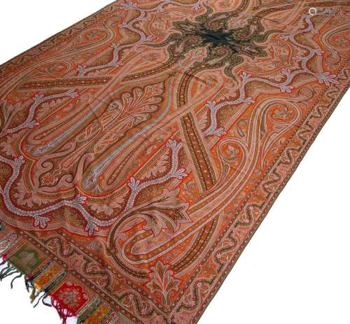 Large paisley Kashmiri shawl