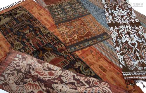 Group of Savu and Timor textiles