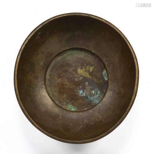 Bronze water bowl