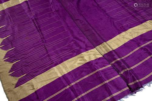 Silk large purple panel