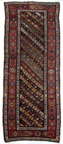 Polychrome large rug/runner