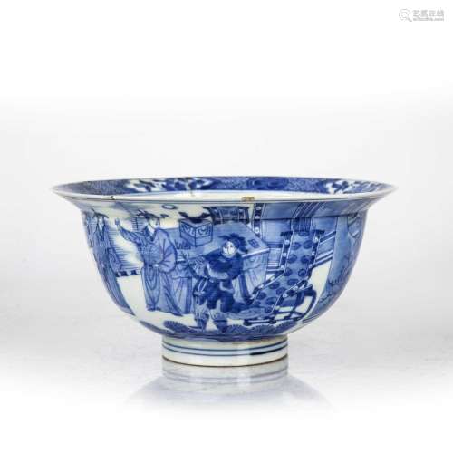 Blue and white bowl