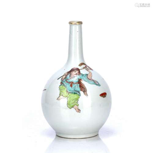 Porcelain bottle vase