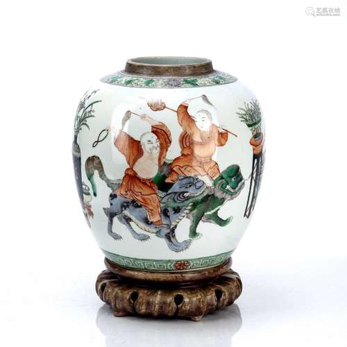 Porcelain ginger jar