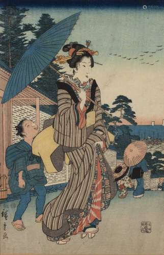 Attributed to Utagawa Hiroshige (1797-1858)