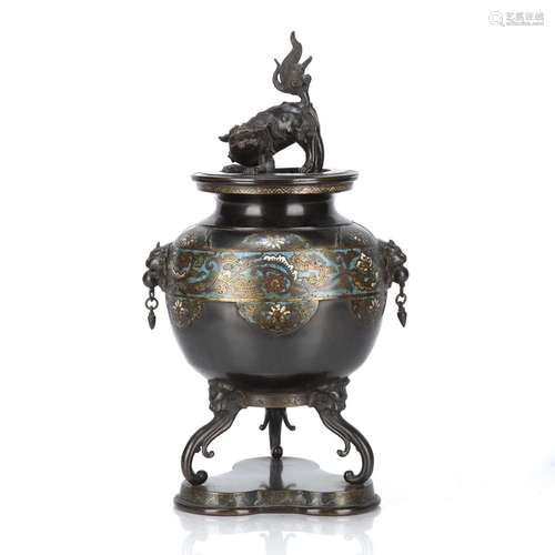 Cloisonne censer