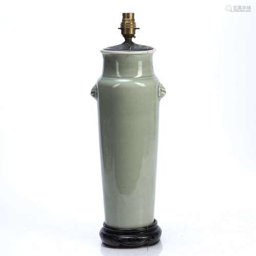 Celadon lamp