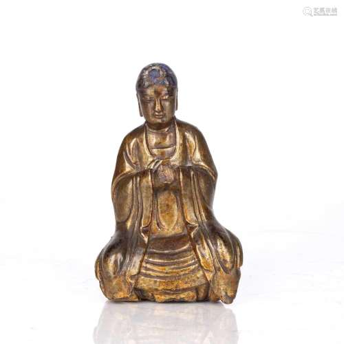 Wooden figure of Buddha