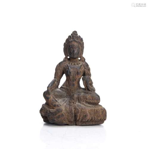 Wooden figure of Tara