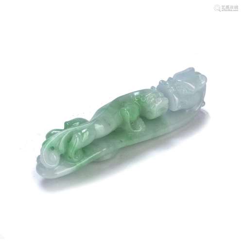 Jadeite belt hook