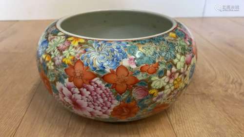 Millefleur porcelain bowl