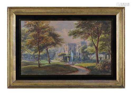 ATTRIBUTED TO CHARLES BARRY (ENGLISH 1795 - 1860), LITTLE HO...