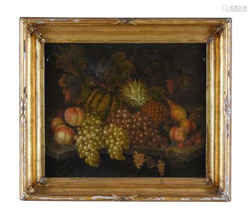 ENGLISH SCHOOL (LATE 18TH CENTURY), STILL LIFE WITH GRAPES, ...