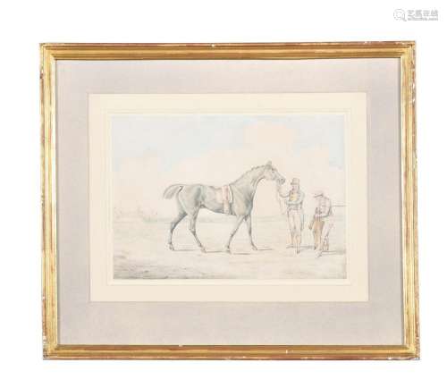 HENRY ALKEN SENIOR (ENGLISH 1784 - 1851), A RACEHORSE WITH A...