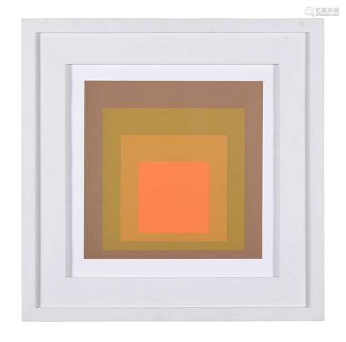 λ JOSEF ALBERS (GERMAN 1888 - 1976), FORMULATION: ARTICULATI...