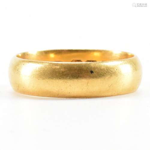 HALLMARKED 22CT GOLD WEDDING BAND RING