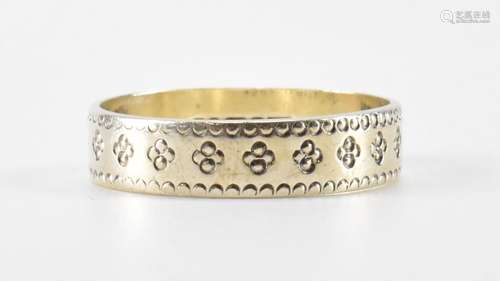 HALLMARKED 9CT GOLD BAND RING