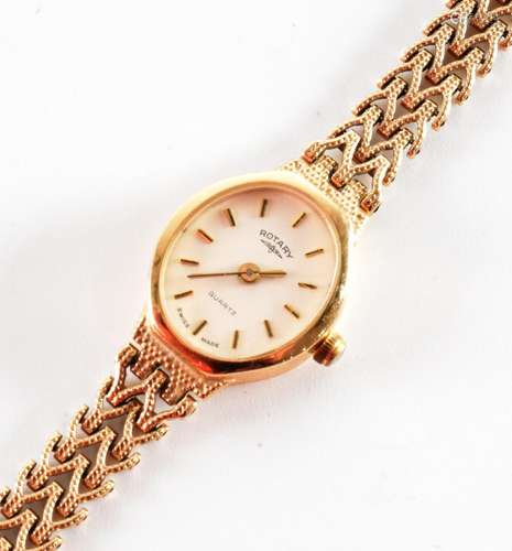 HALLMARKED 9CT GOLD ROTARY WRIST WATCH