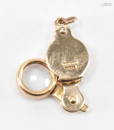 HALLMARKED 9CT GOLD SPYGLASS CHARM