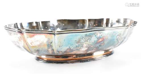 SILVER 800 SWISS FOOTED DISH