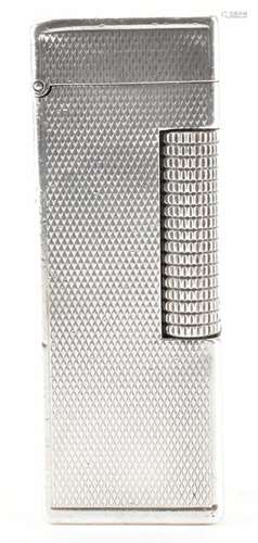 A 1960S HALLMARKED SILVER DUNHILL LIGHTER