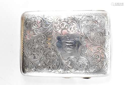 1920S SILVER HALLMARKED CIGARETTE CASE