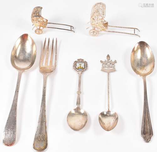 ASSORTMENT OF HALLMARKED SILVER FLATWARE