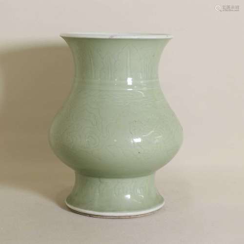 A Chinese celadon vase,