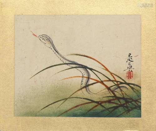 SHIBATA ZESHIN (1807-1891) An Album of Eleven Miniature Urus...