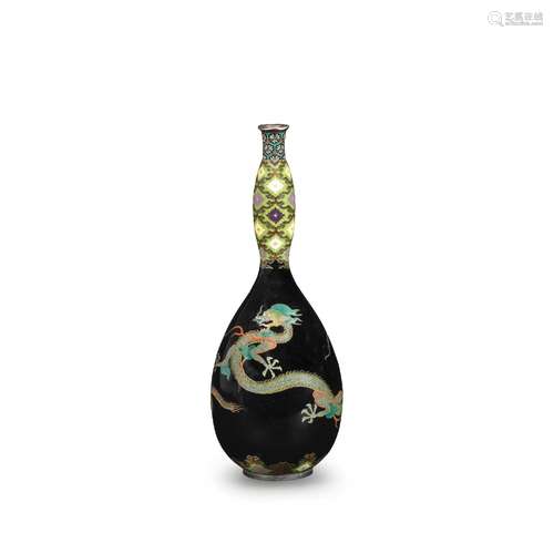 NAMIKAWA YASUYUKI (1845-1927) OF KYOTO A Fine Double-Gourd C...