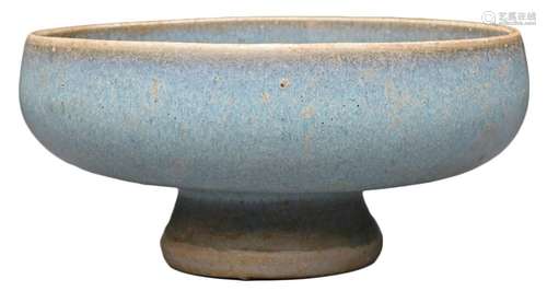 A CHINESE JUNYAO PURPLE-SPLASHED BOWL