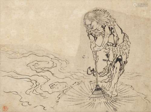 ATTRIBUTED TO KATSUSHIKA HOKUSAI (1760-1849) Sanpushi ('Mast...