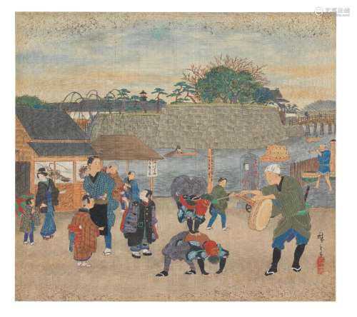UTAGAWA HIROSHIGE II (1826-1869) Edo period (1615-1868), pro...