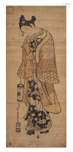 ISHIKAWA TOYONOBU (1711-1785) Edo period (1615-1868), circa ...