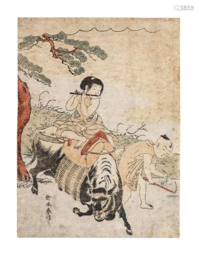 SUZUKI HARUNOBU (1725-1770) Edo period (1615-1868), late 176...