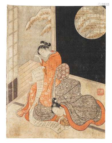 SUZUKI HARUNOBU (1725-1770) Edo period (1615-1868), late 176...